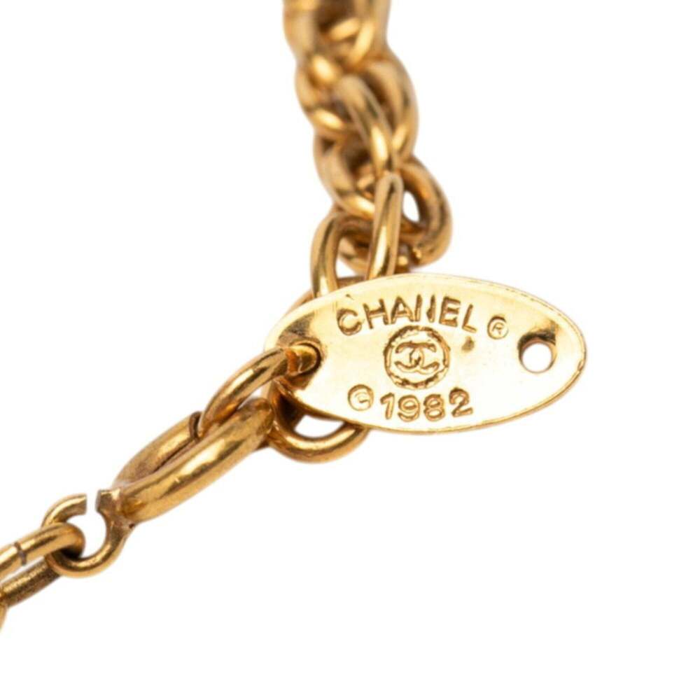 CHANEL Gold Logo Charm Bracelet - Picture 4 of 5